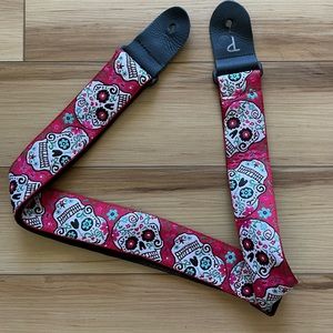 Perri S Leathers Woven Sugar Skull Dios Muertos Guitar Bass Hope Collection